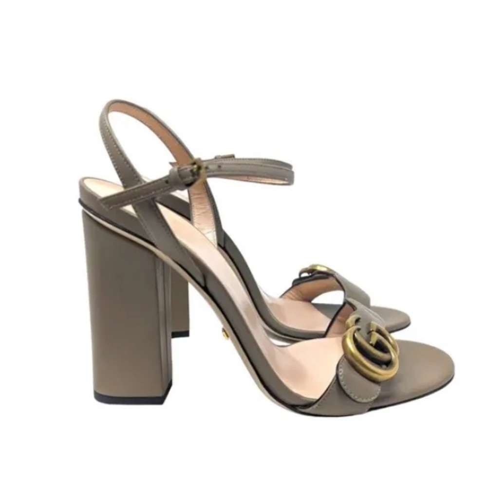 Gucci Marmont 105 Sandal - Taupe. Excellent condition!